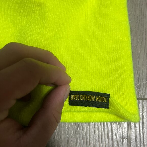 Firm Grip Beanie Winter Hat Bright Yellow Neon Green 63407 - Picture 2 of 4